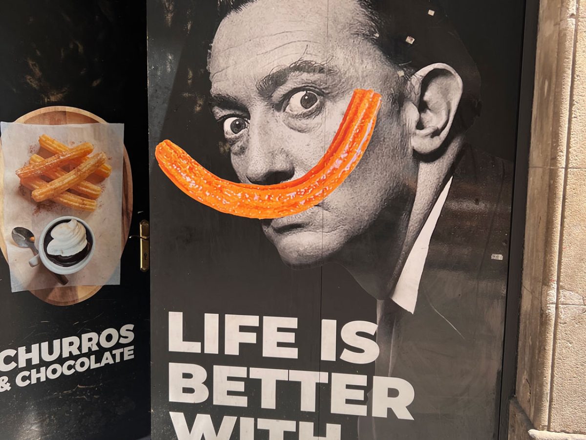 Poster “Life Is Better With Churros” Barcelona, Spain.